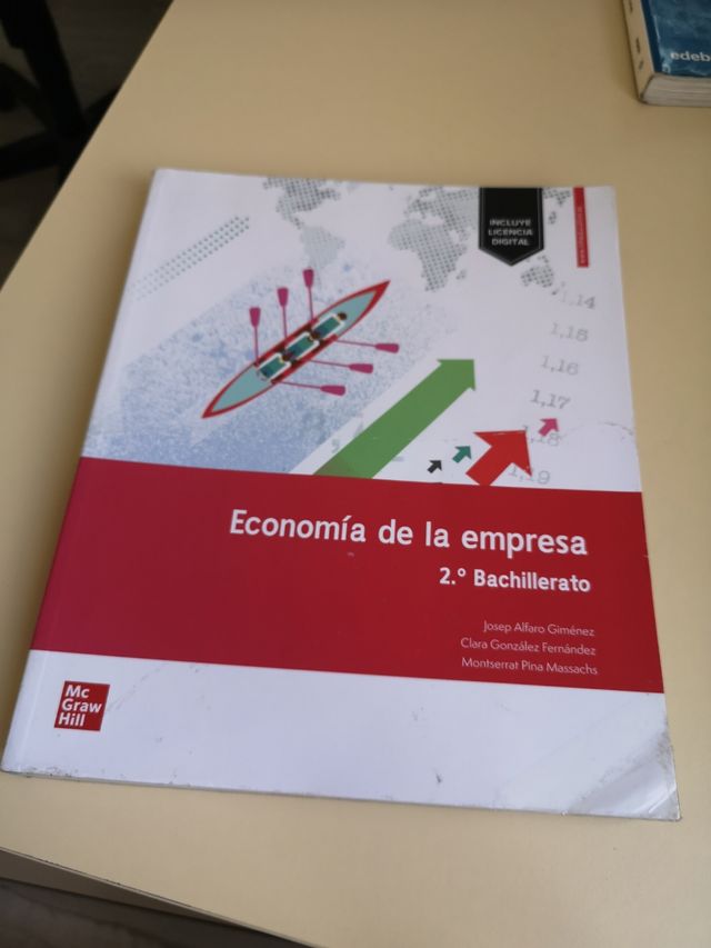 Libro de Economía de la empresa2° de  bachillerato