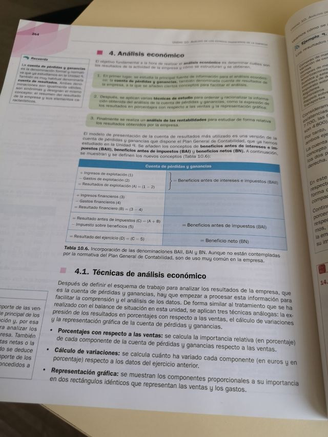 Libro de Economía de la empresa2° de  bachillerato