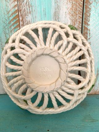 MANISES CERÁMICA TRENZADA VINTAGE.