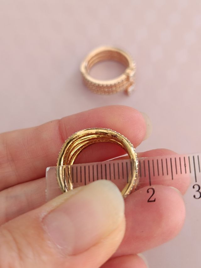 Anillos Pandora Rose, Dorado