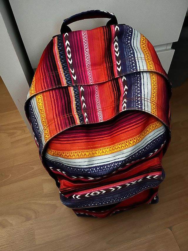 Mochila escolar multicolor