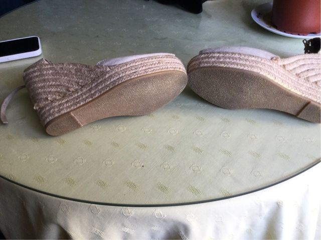 Zapatillas Latouche de ante y pedrería