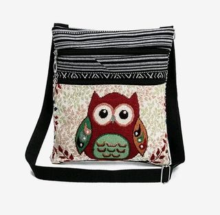 Bolso de asa o bandolera de búho para chica
