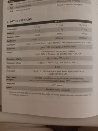 Balanza comercial de la marca Cas