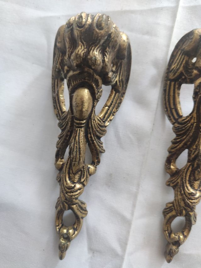 Lote cubre patas mesa vintage 