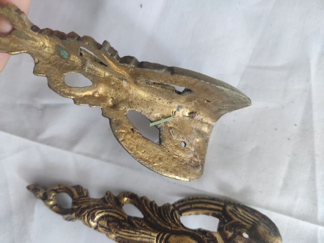 Lote cubre patas mesa vintage 