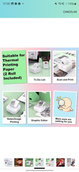 Impresora portátil VKUSRA para móvil