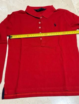 Polo manga roja Ralph Lauren 