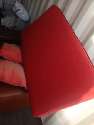 Sofá exterior para reparar