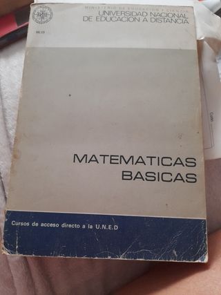 Matemáticas  Básicas uned
