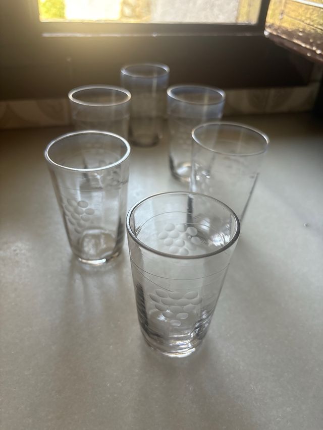 Conjunto de 6 vasitos para vino dulce