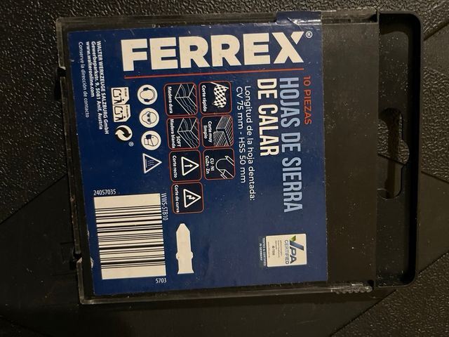 Hojas de sierra de calar