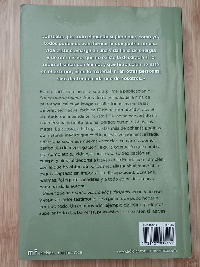 Libro Irene Villa