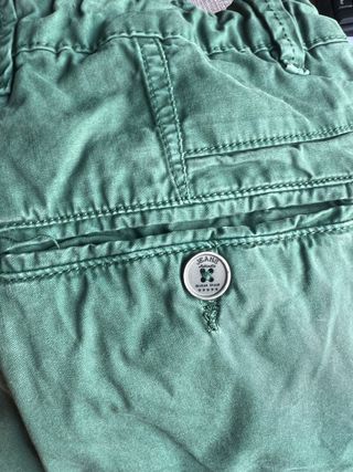 Bermuda de niño color verde