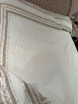 Colcha Cama grande reversibl 250x 245  2 cojines