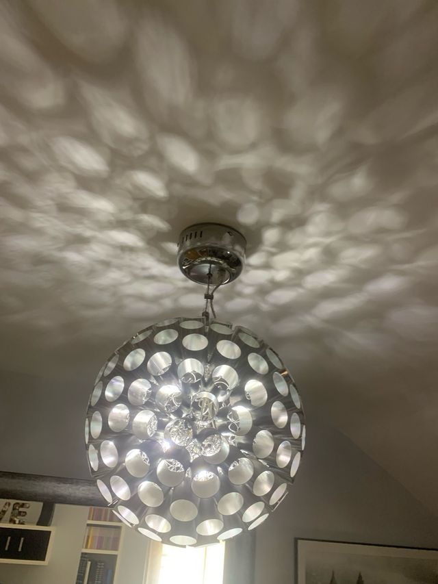 Lampara de techo bola