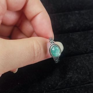 anillo cuarzo de esmeralda