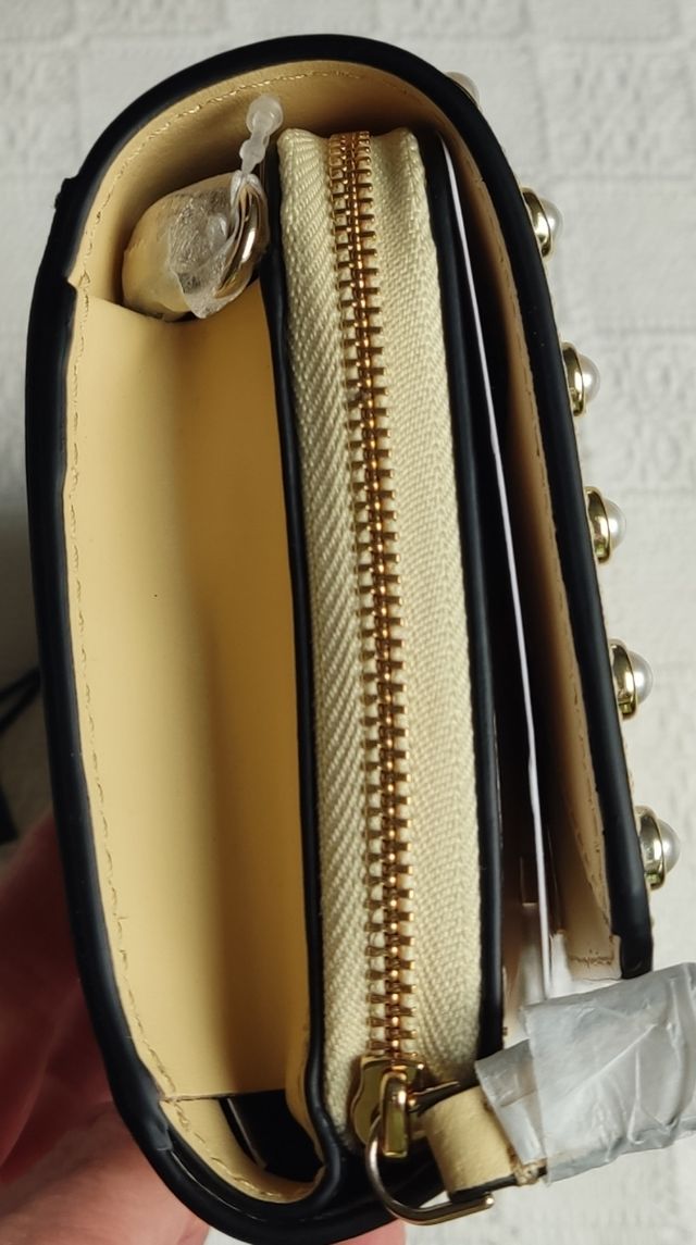 Bolso piel cruzado convertible cartera 
