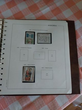 Sellos y álbum Andorra