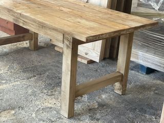 Mesa madera maciza rústica 220cm