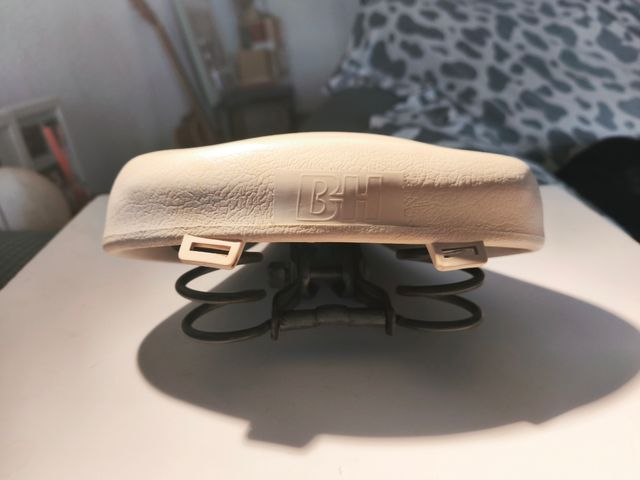 Sillín bicicleta BH original blanco adulto