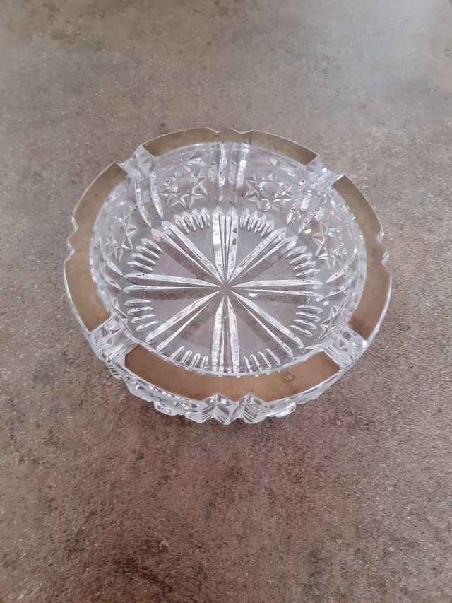 Posacenere vintage in cristallo 