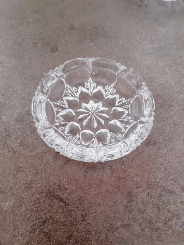 Posacenere vintage in cristallo 