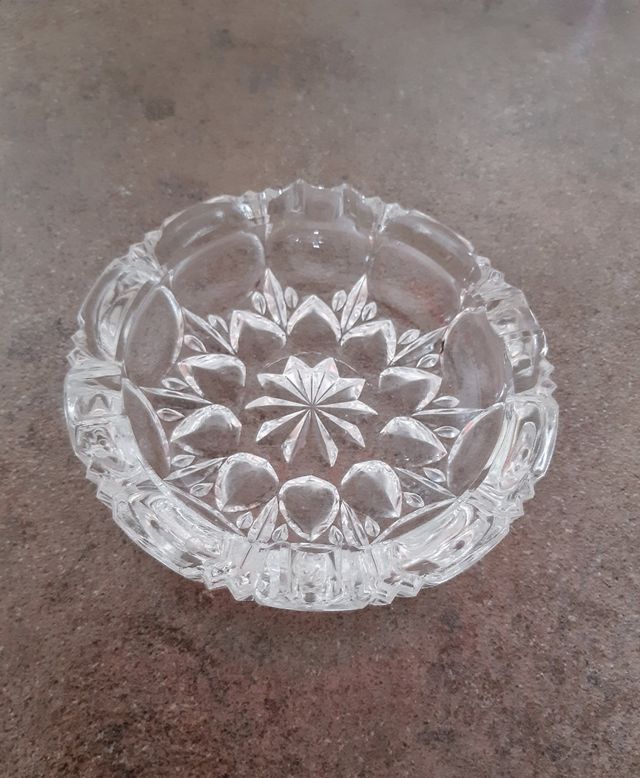 Posacenere vintage in cristallo 