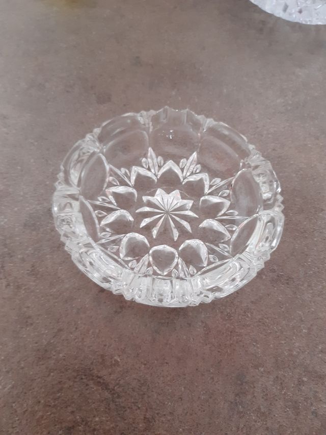 Posacenere vintage in cristallo 