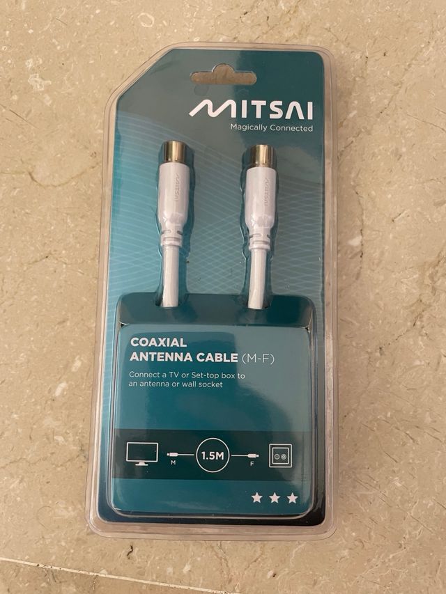 Cable coaxial antena TV