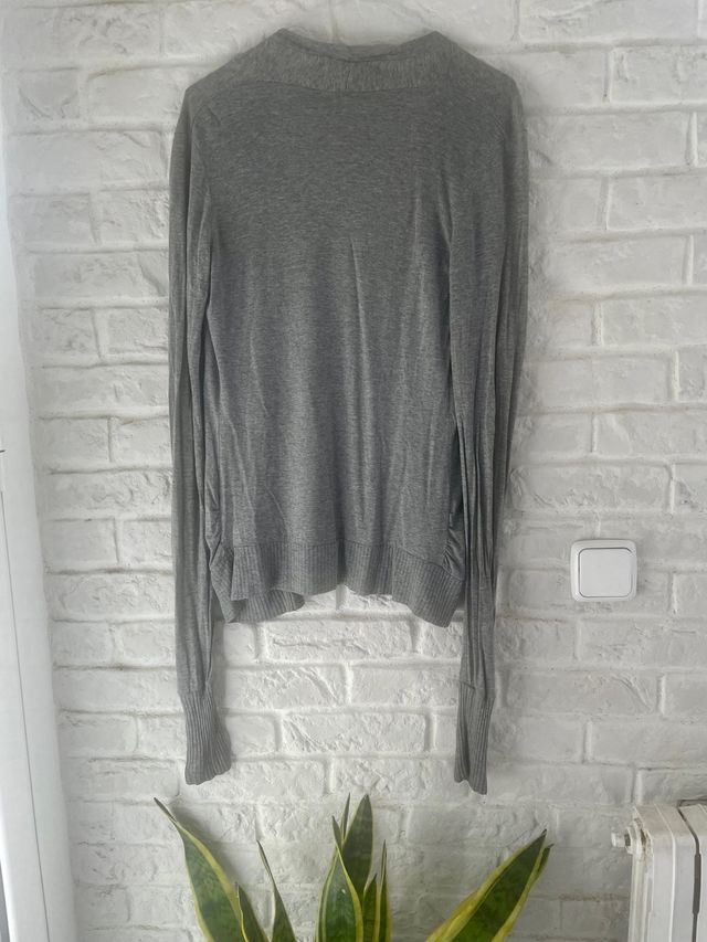 Chaqueta gris Bershka
