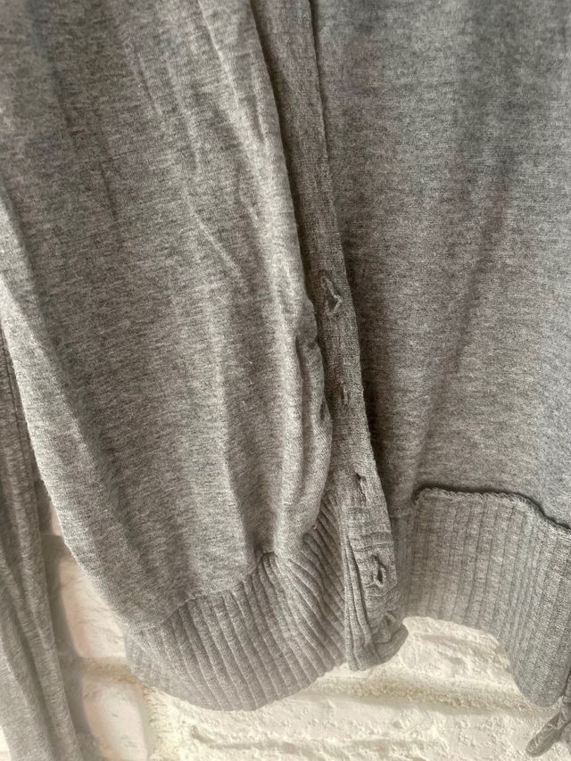 Chaqueta gris Bershka