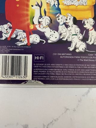 Peliculas Walt Disney VHS