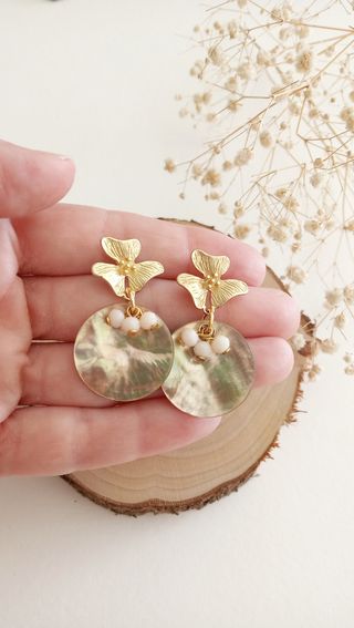 Pendientes de nácar