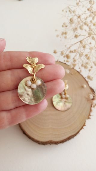 Pendientes de nácar