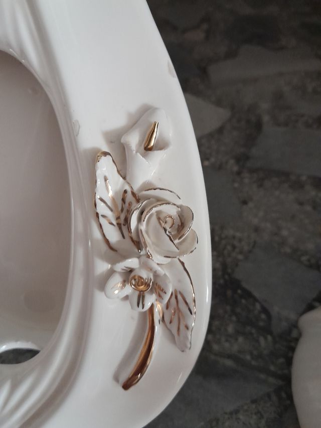 Set da toeletta antico in porcellana