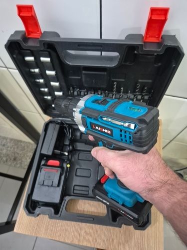 Taladro inalámbrico 2 baterías y percutor 