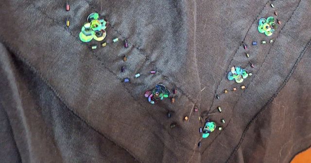 Vestido largo azul marino talla L Silmar