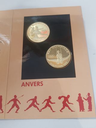 Monedas XXV Olimpiada