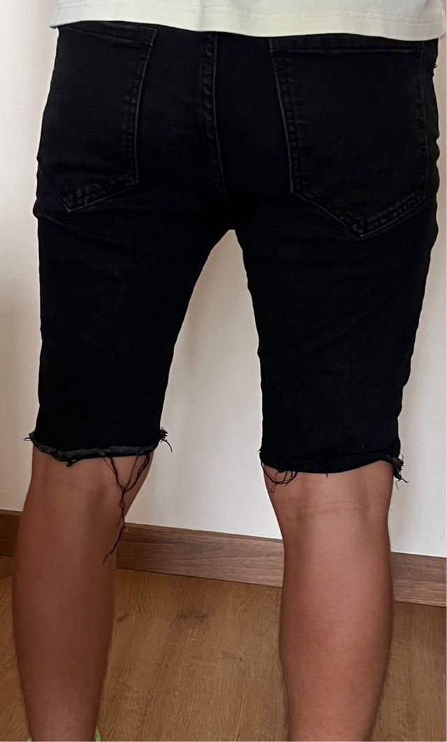 Tres pantalones cortos hombre talla 38