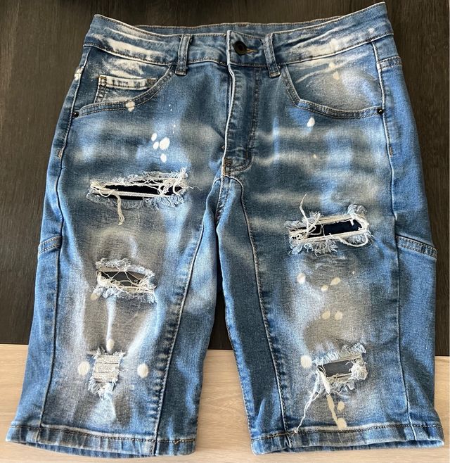 Tres pantalones cortos hombre talla 38