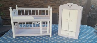 Conjunto de cama y armario