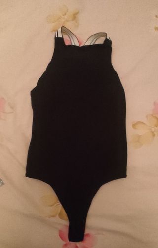 Body negro Bershka S