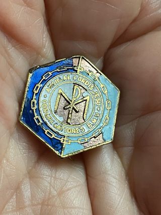 ANTIGUA INSIGNIA ESCLAVAS DEL SAGRADO CORAZON