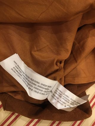 VESTIDO DE PIEL DE MASSIMO DUTTI 