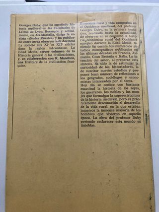 ECONOMIA RURAL Y VIDA CAMPESINA En el occ medieval