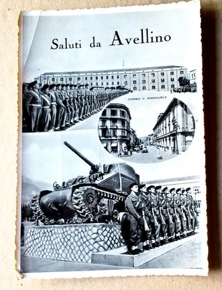 Cartolina  Militaria - Avellino C.A.R. Truppe Cora