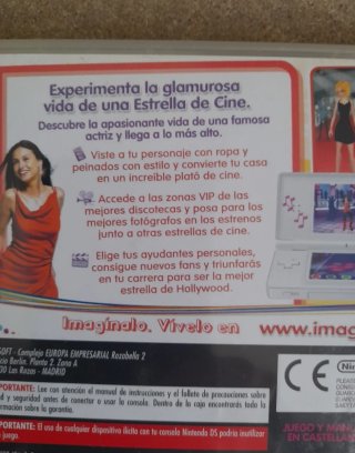 🇪🇦COMO NUEVO.Juego DS Imagina ser estrella cine