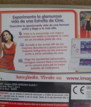 🇪🇦COMO NUEVO.Juego DS Imagina ser estrella cine