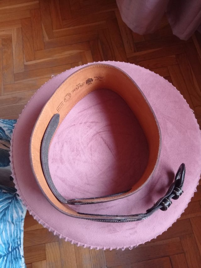 cintura Felisi vera pelle colore verde 